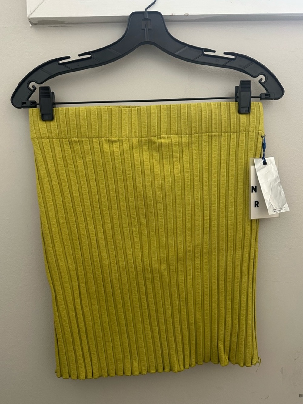NWT Simon Miller Ribbed Skirt in Lime